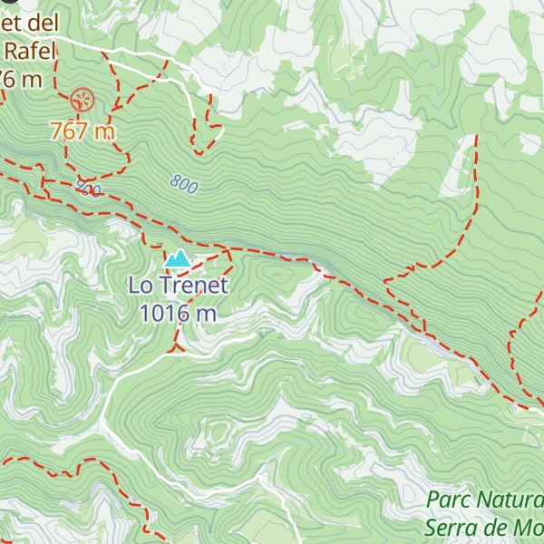 Map of Punta del Peret