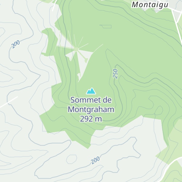 Map of Sommet de Montgraham