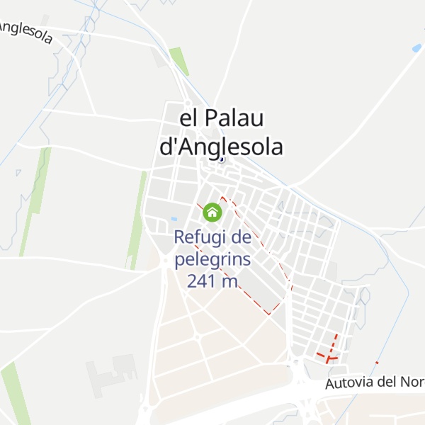 Map of Refugi de pelegrins