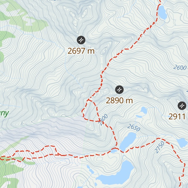Map of Punta Alta de Comalesbienes