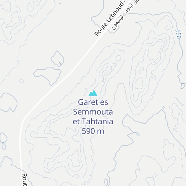 Map of Garet es Semmouta et Tahtania