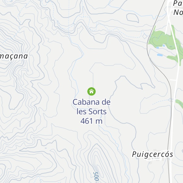 Map of Cabana de les Sorts