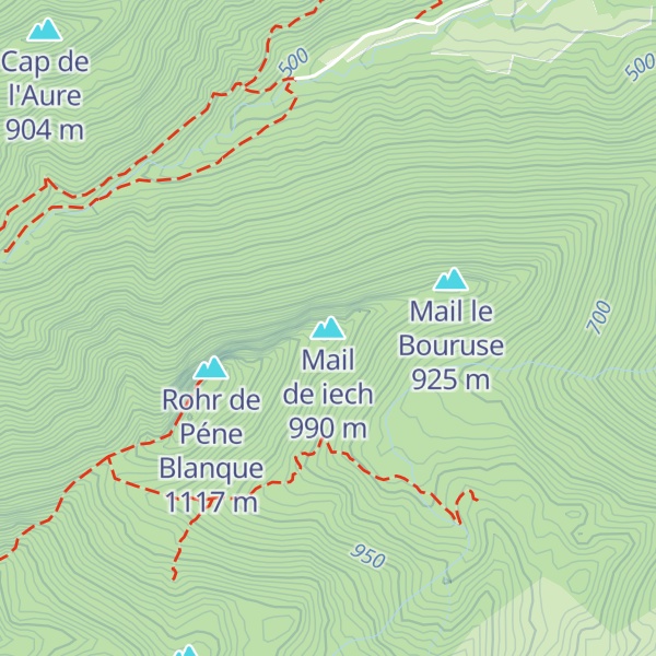 Map of Mail de iech