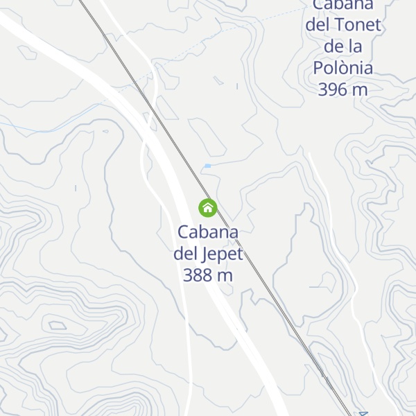 Map of Cabana del Jepet