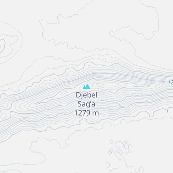 Map of Djebel Sag’a