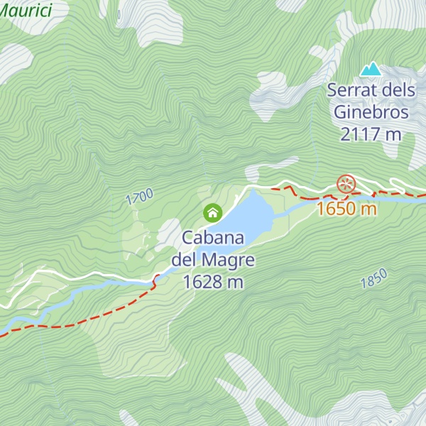 Map of Cabana del Magre