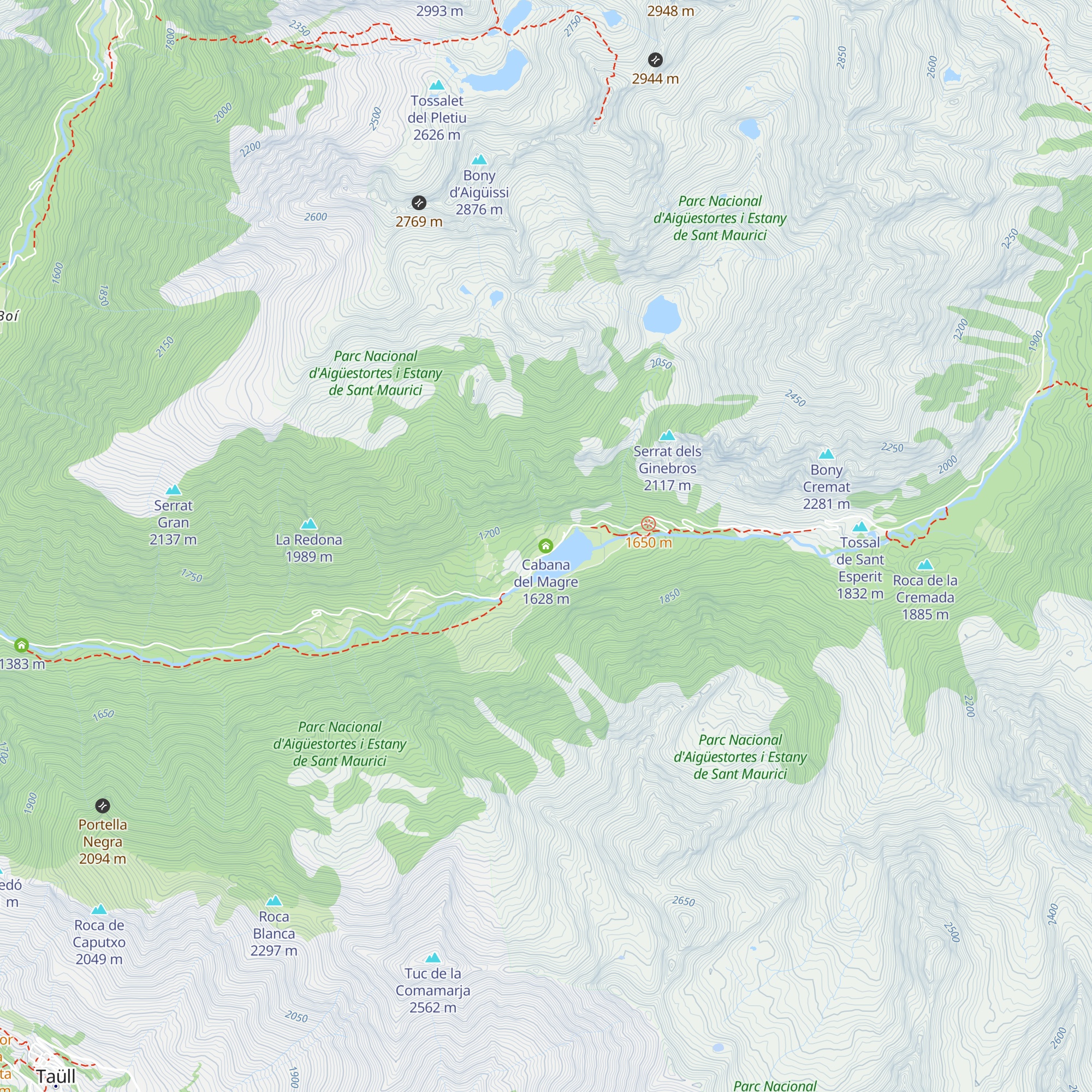Cabana del Magre map