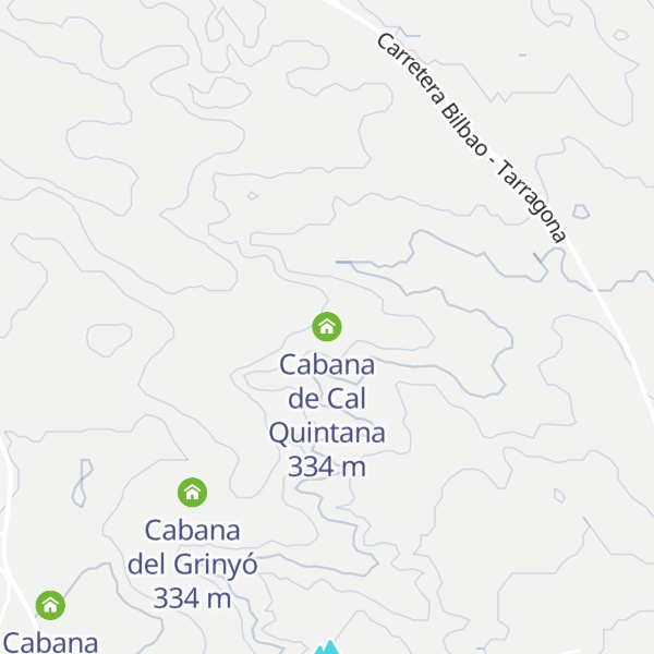 Map of Cabana de Cal Quintana