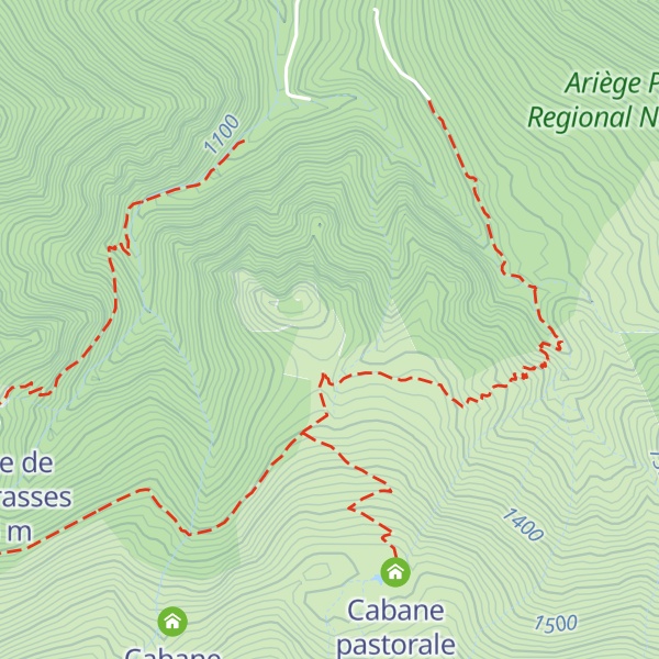 Map of Cabane du Taus de la Calabasse