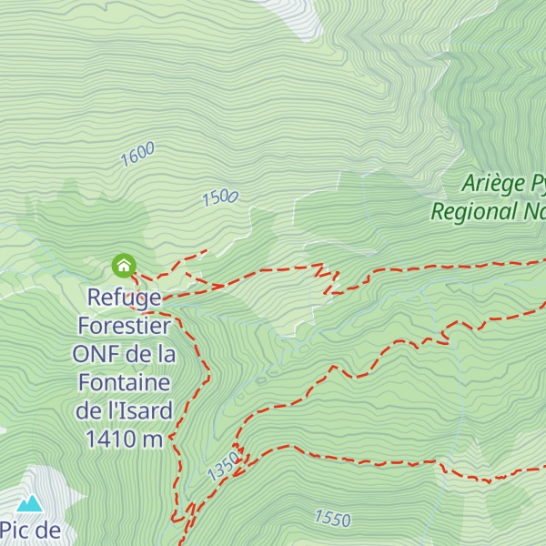 Map of Refuge de La Chapelle de l'Isard