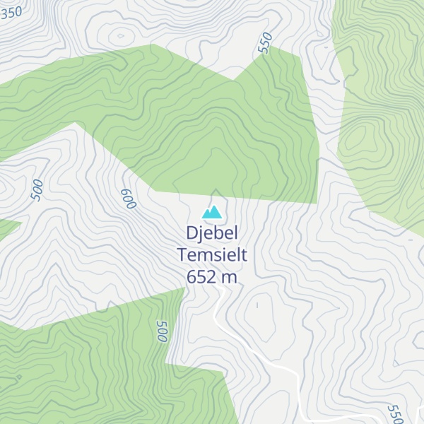 Map of Djebel Temsielt