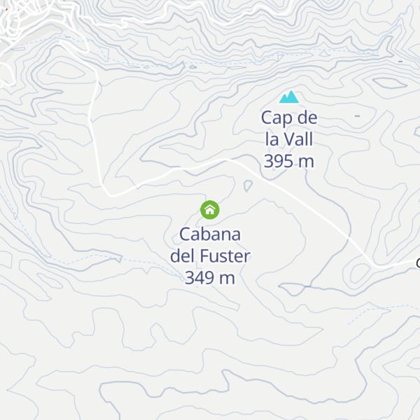Map of Cabana del Fuster
