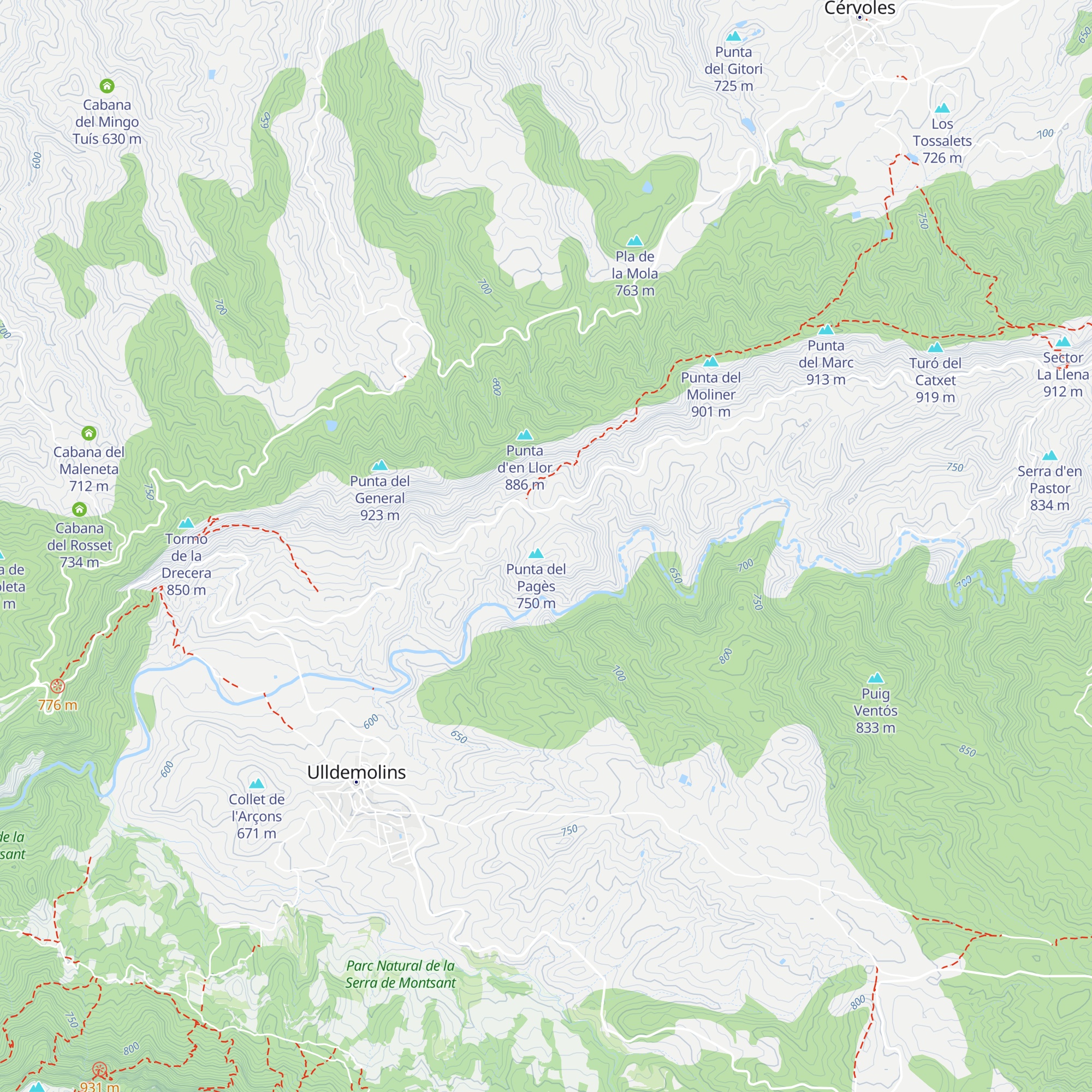 Cabana del Pagès map
