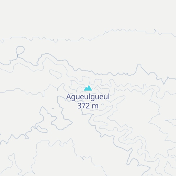Map of Agueulgueul