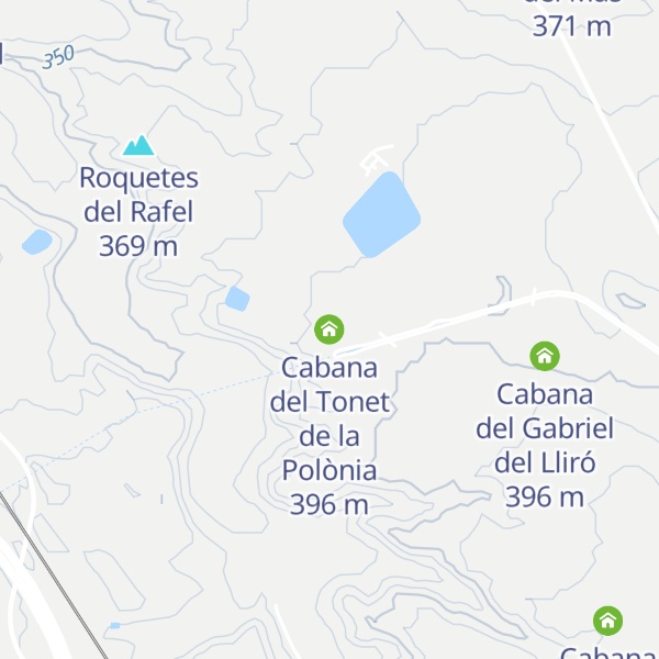 Map of Cabana del Tonet de la Polònia