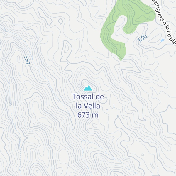 Map of Tossal de la Vella
