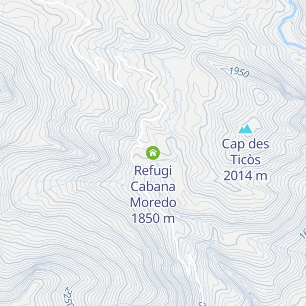 Map of Refugi Cabana Moredo