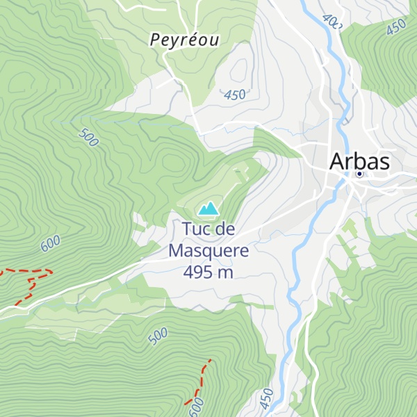 Map of Tuc de Masquere