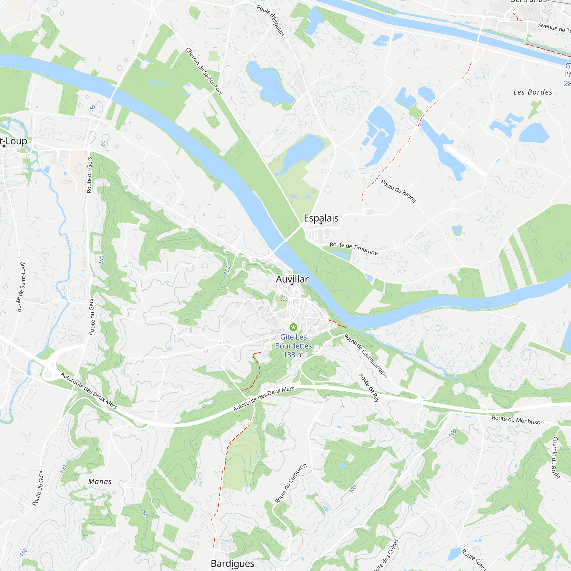 Gîte Communal de Séjour map