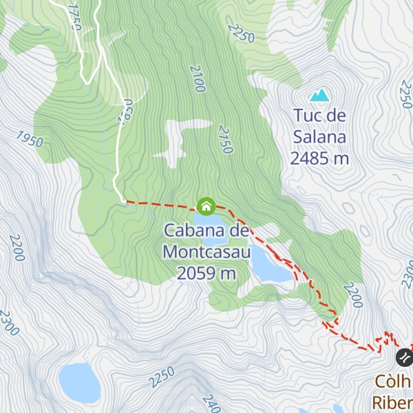 Map of Cabana de Montcasau