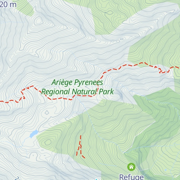 Map of Cabane de Bentaillou