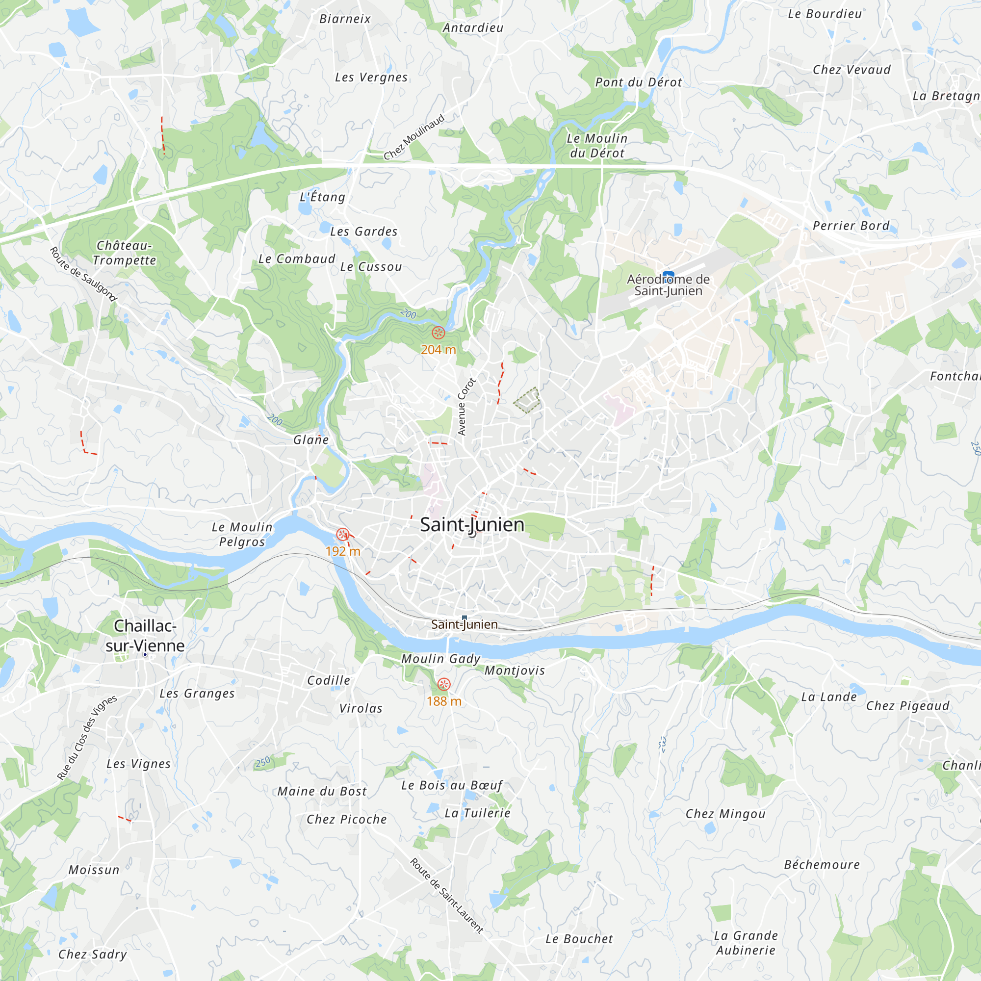 Office de Tourisme Porte Océane du Limousin map