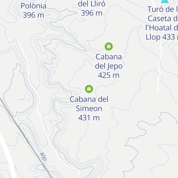 Map of Cabana del Simeon