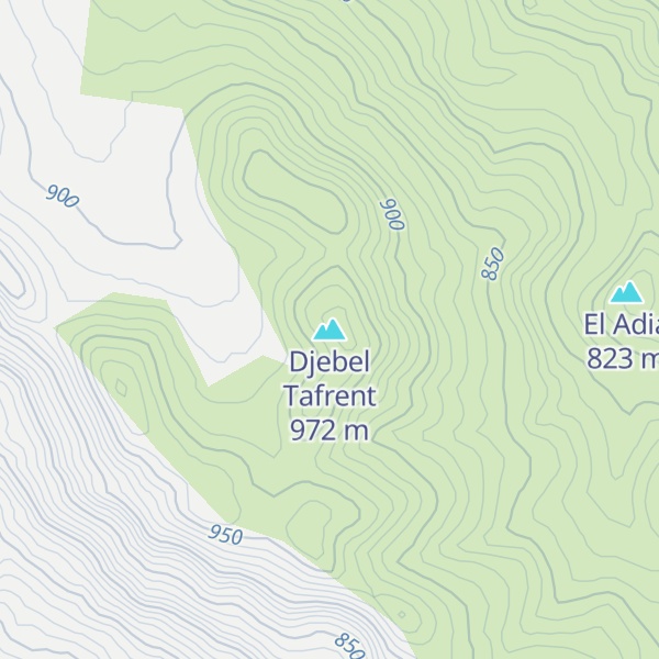 Map of Djebel Tafrent