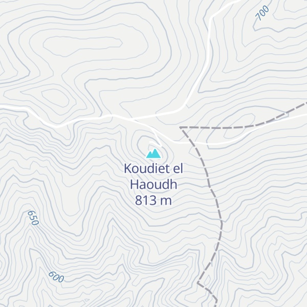 Map of Koudiet el Haoudh