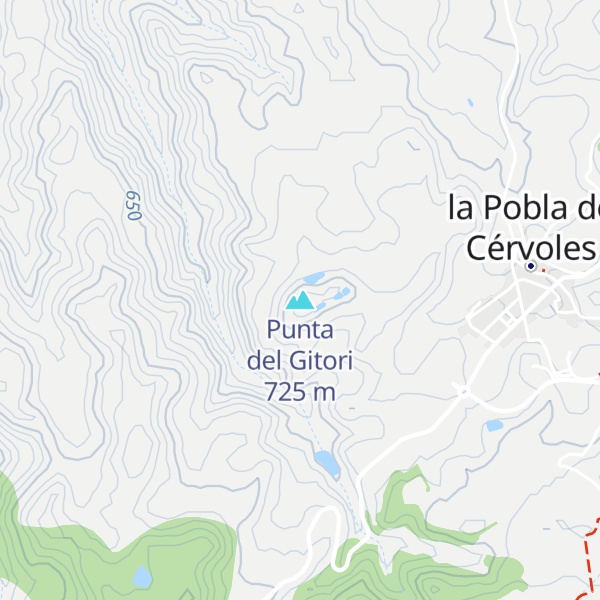 Map of Punta del Gitori