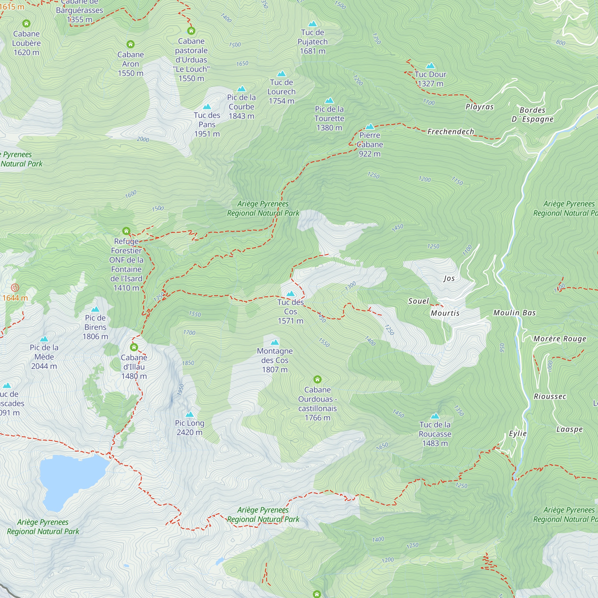 Cabane Cos - castillonnais map