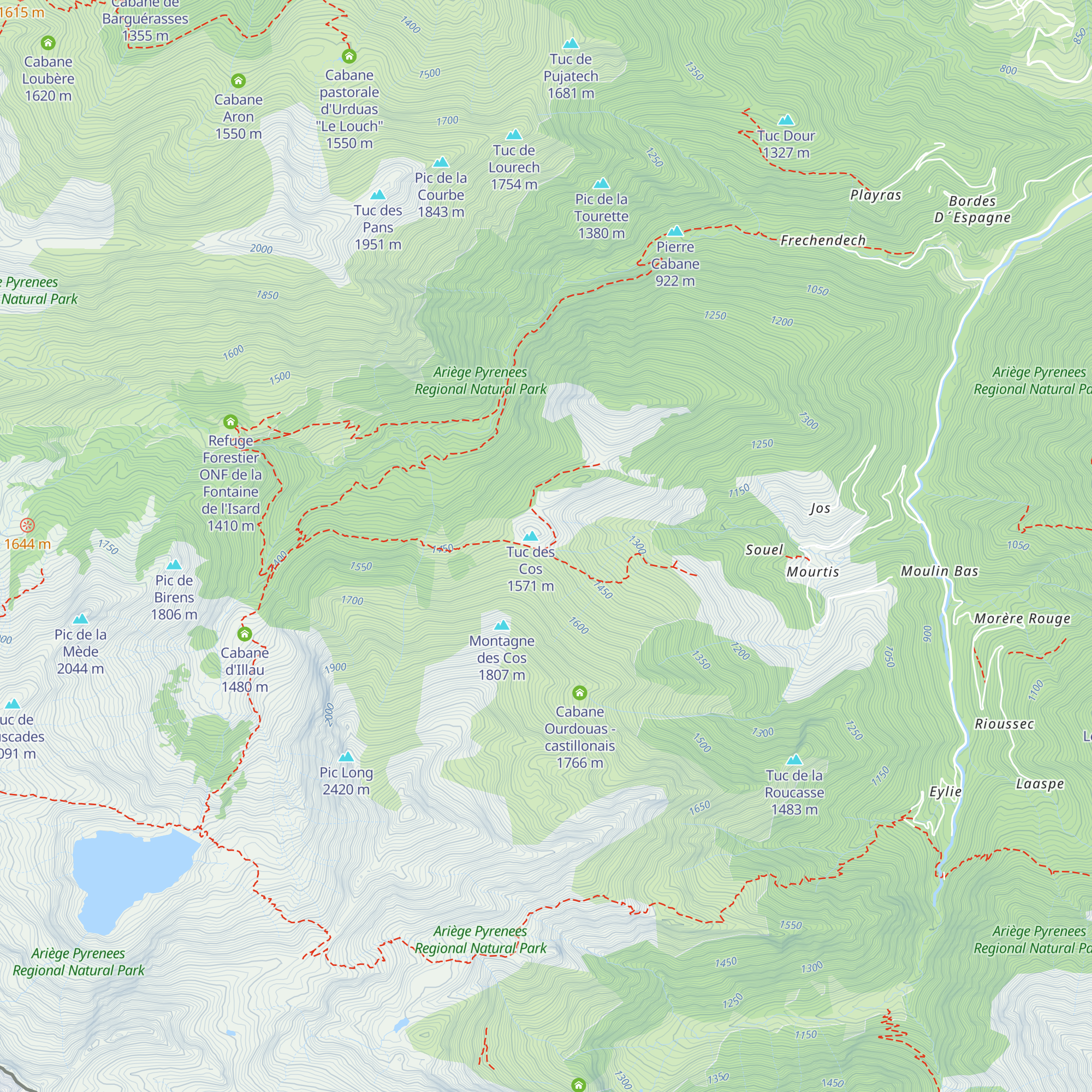 Cabane Cos - castillonnais map
