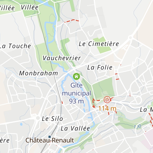 Map of Gîte municipal