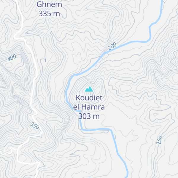 Map of Koudiet el Hamra
