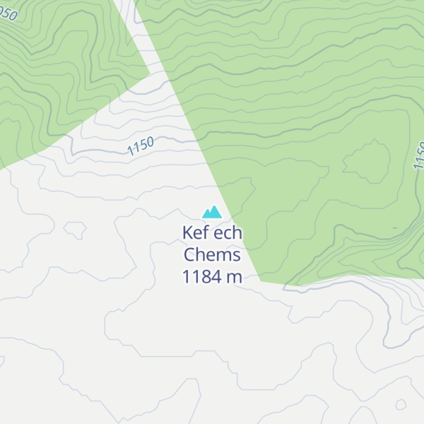 Map of Kef ech Chems
