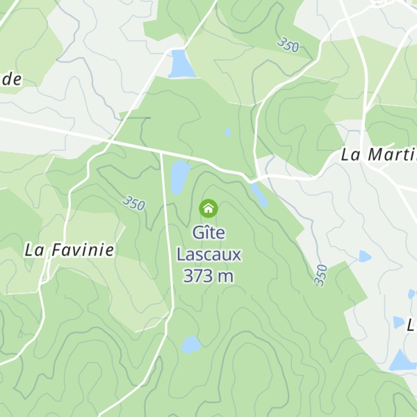 Map of Gîte Lascaux