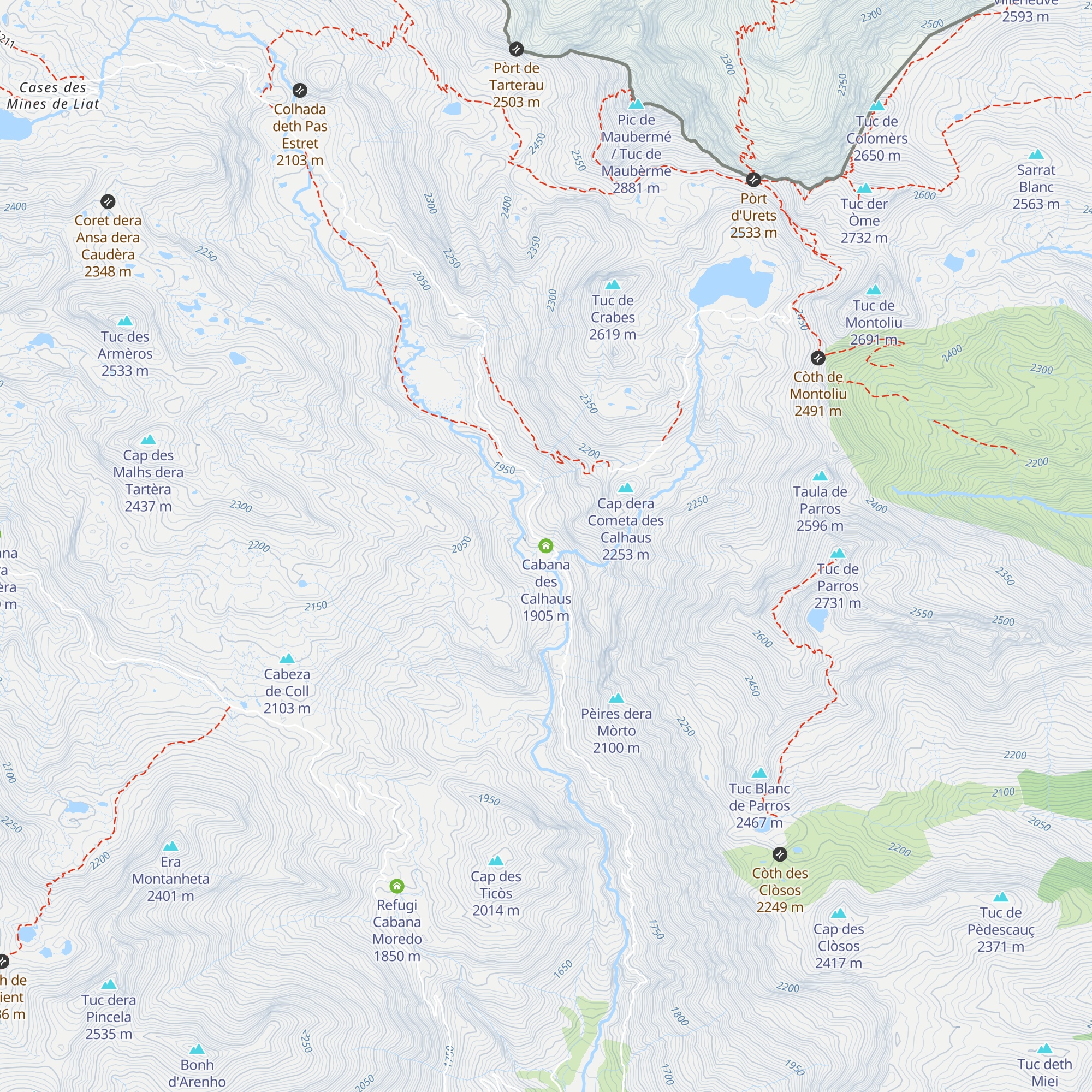 Cabana des Calhaus map