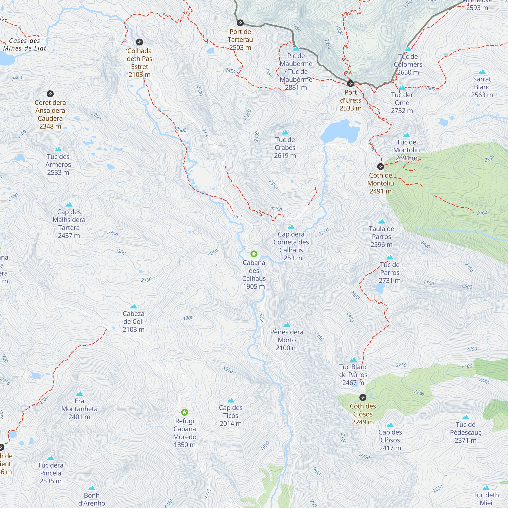Cabana des Calhaus map