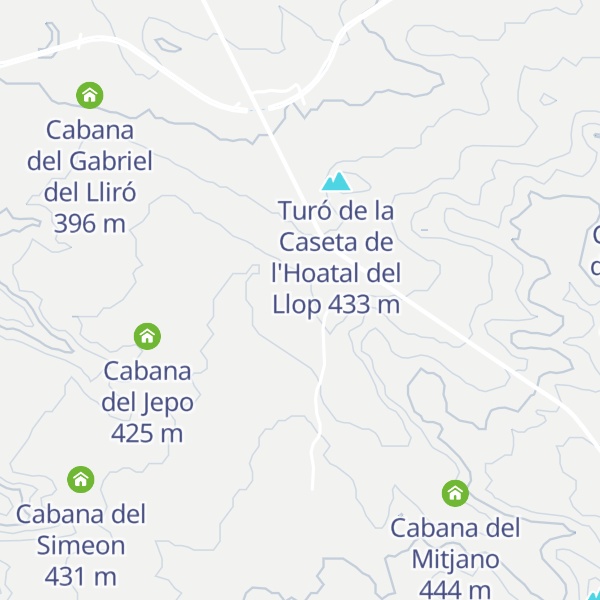 Map of Cabana del Saragossa
