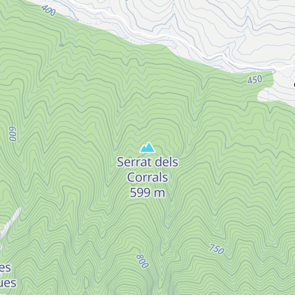 Map of Serrat dels Corrals