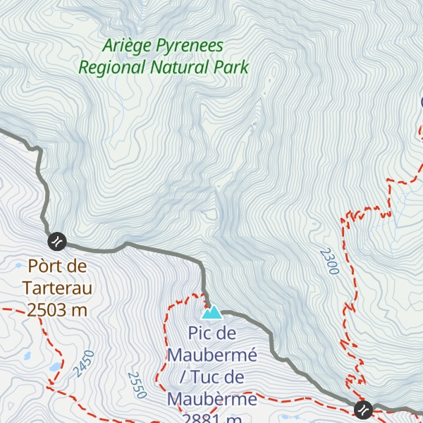 Map of Pic de Rouche