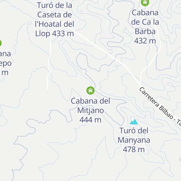 Map of Cabana del Mitjano