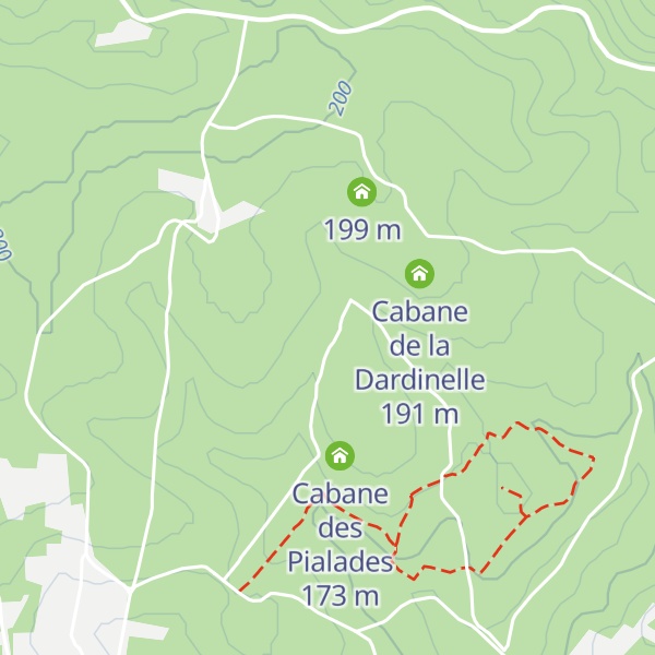 Map of Cabane du Mallaurin