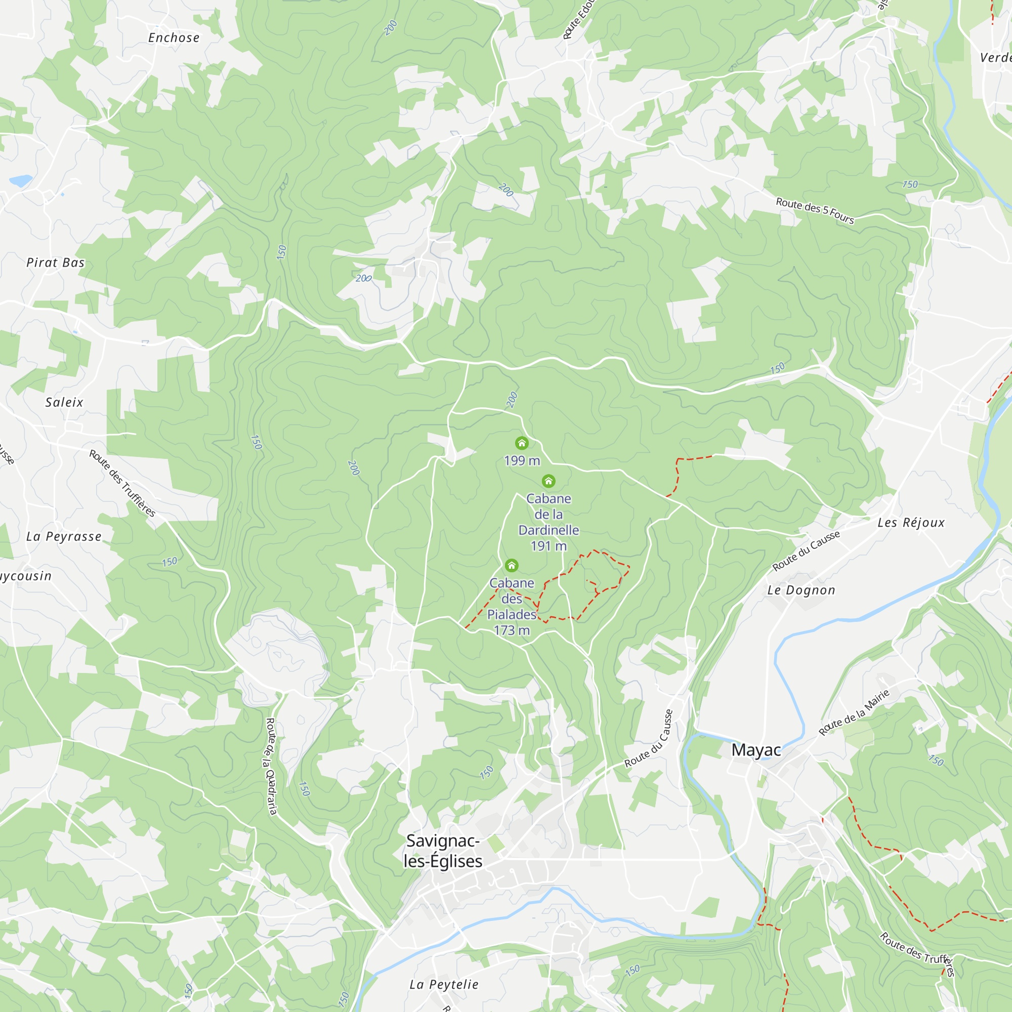 Cabane du Mallaurin map