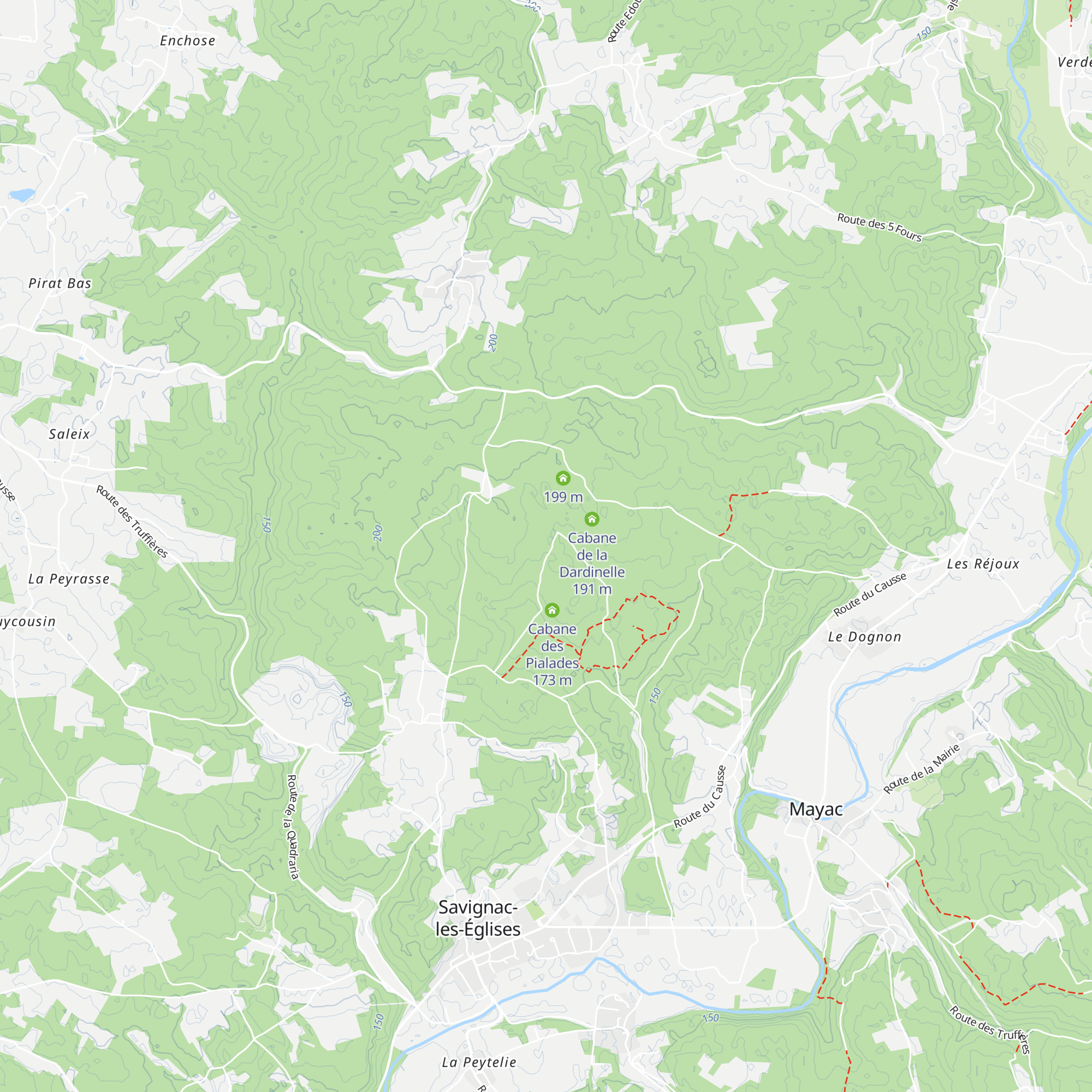 Cabane du Mallaurin map