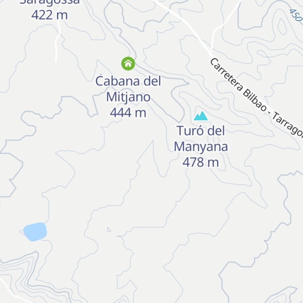 Map of Cabana del Piu