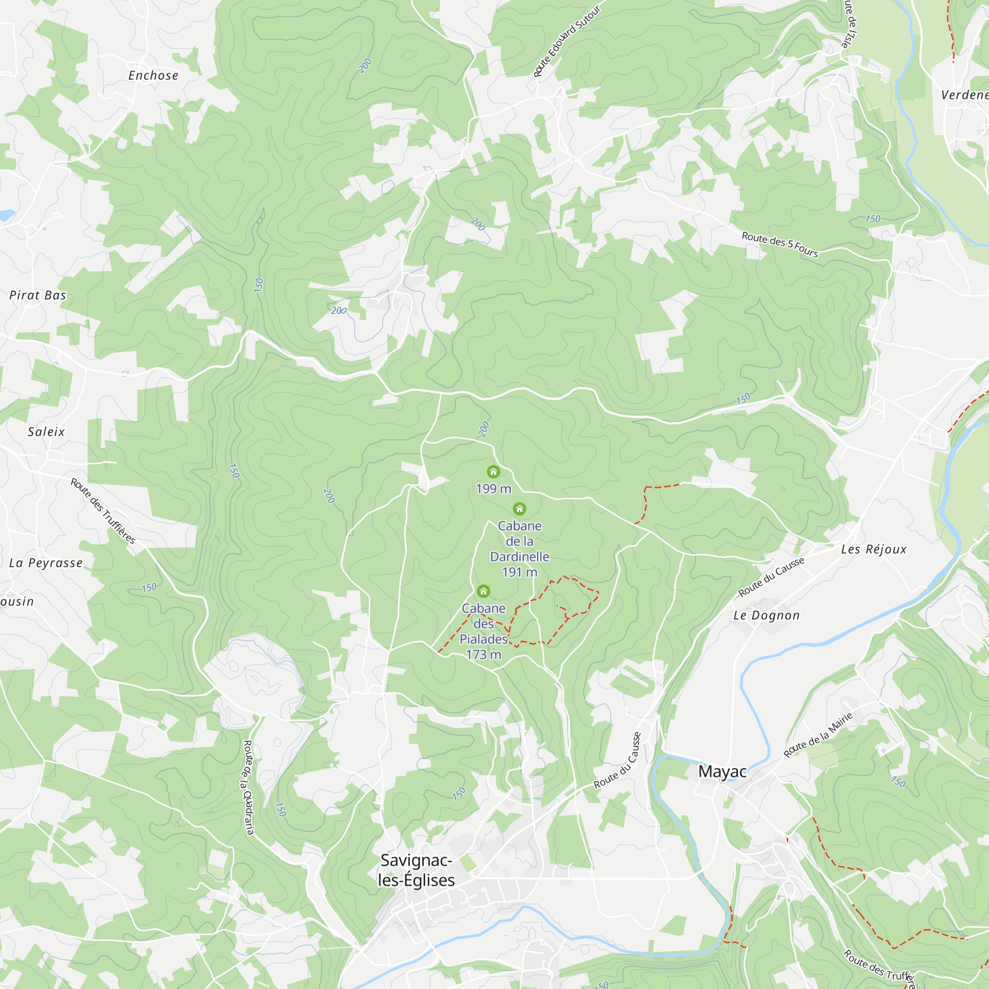 Cabane Ogivale map