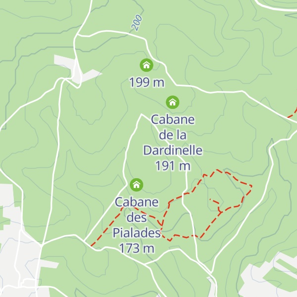 Map of Cabane de Lassinée