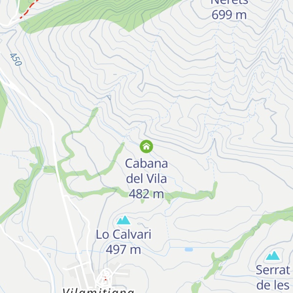 Map of Cabana del Vila