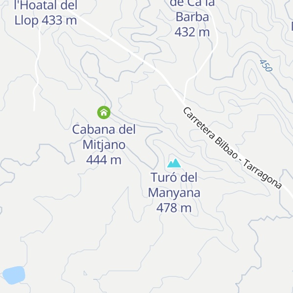 Map of Cabana del Beneta